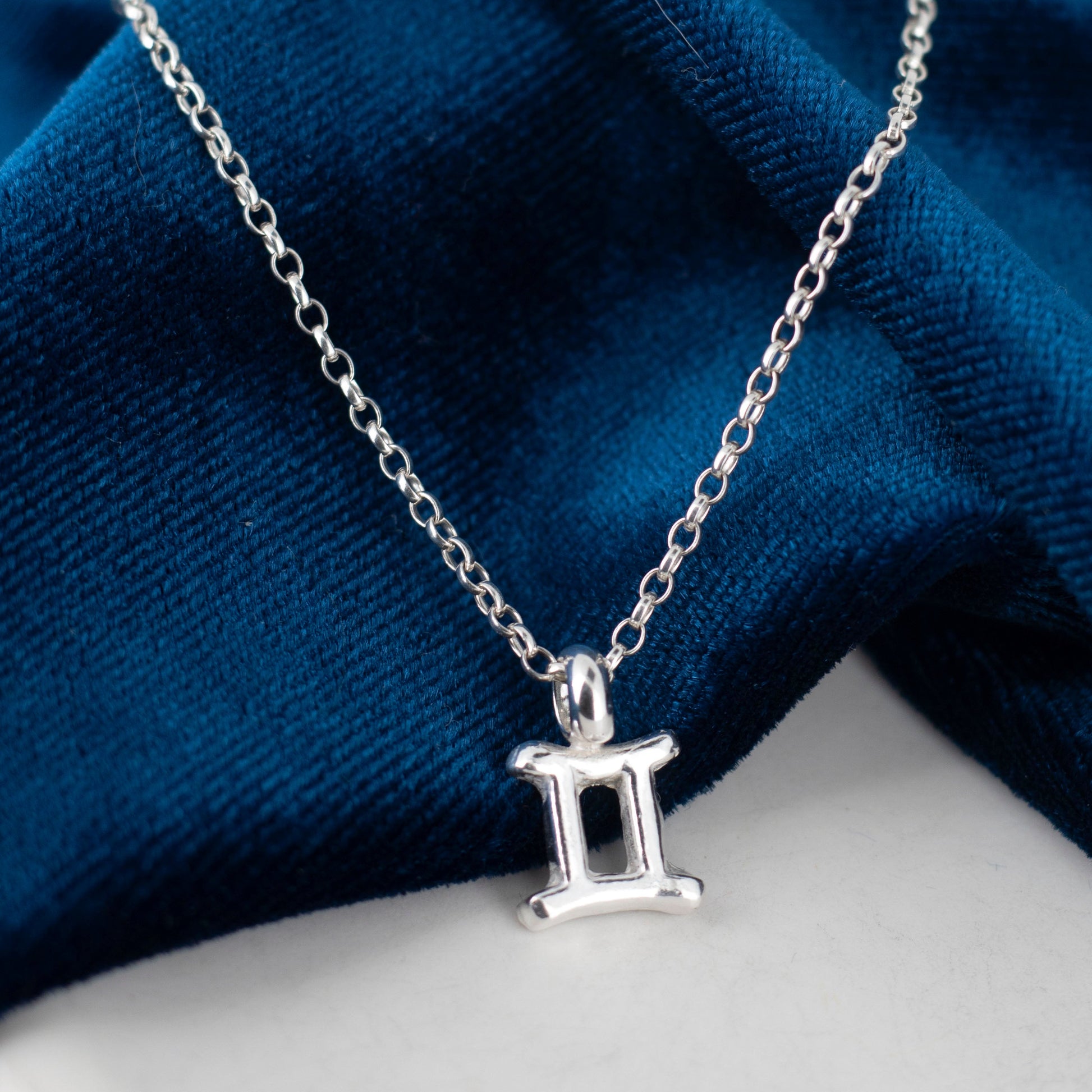 Silver Zodiac Pendant Necklace