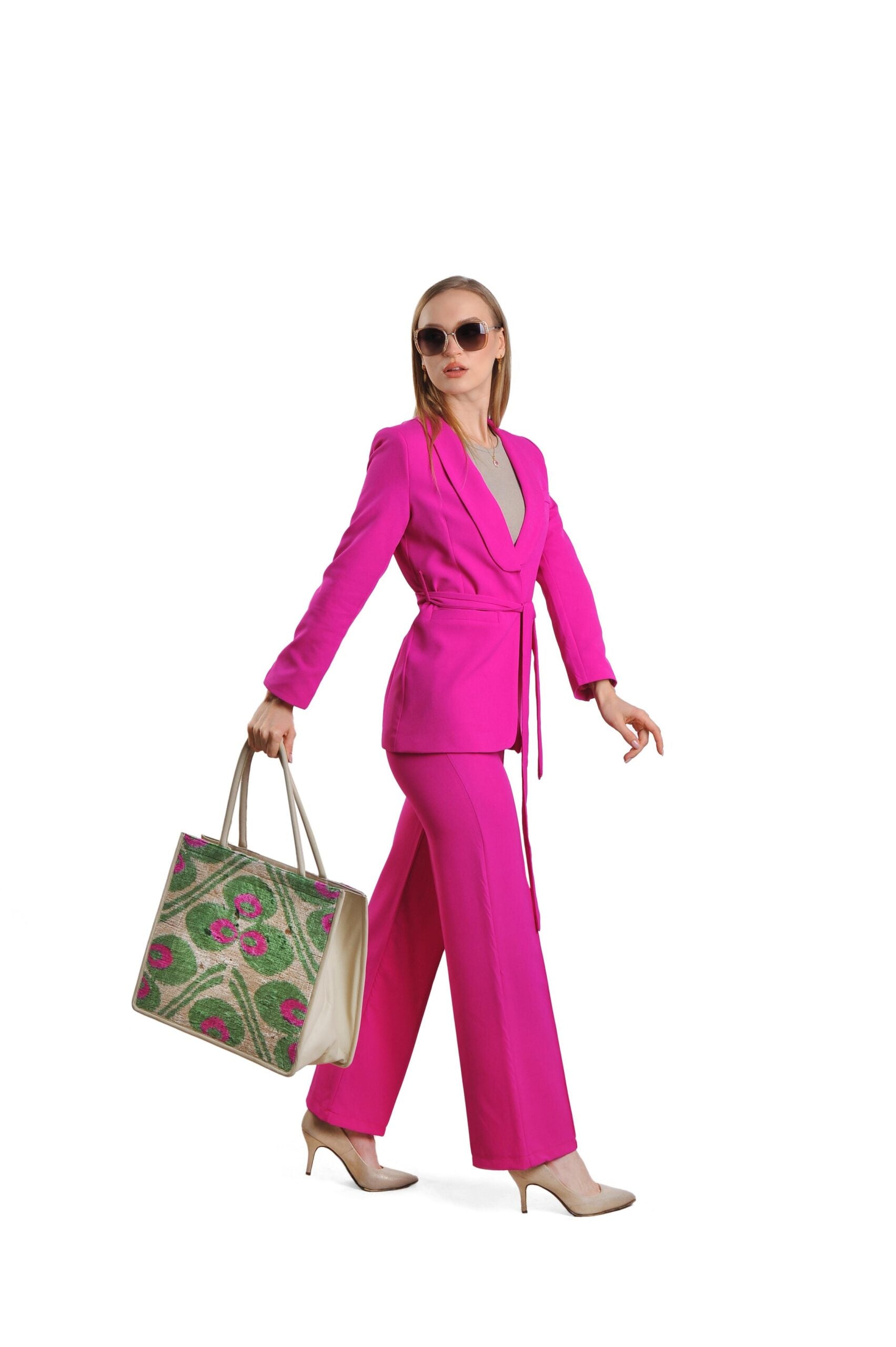 Luxurious Gemma Silk & Leather Tote Bag – Spacious & Handmade by Jkel at www.brixbailey.com