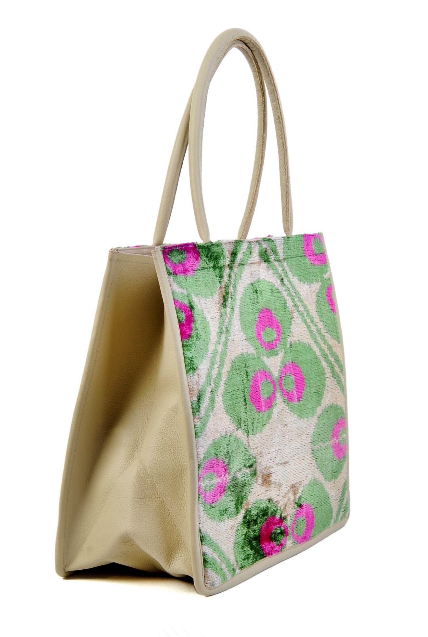 Luxurious Gemma Silk-Leather Tote – Spacious & Handmade by Jkel at www.brixbailey.com