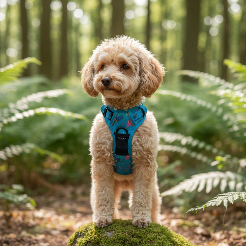 Power Peacock Tactical Dog Harness with No Pull Front D-Ring