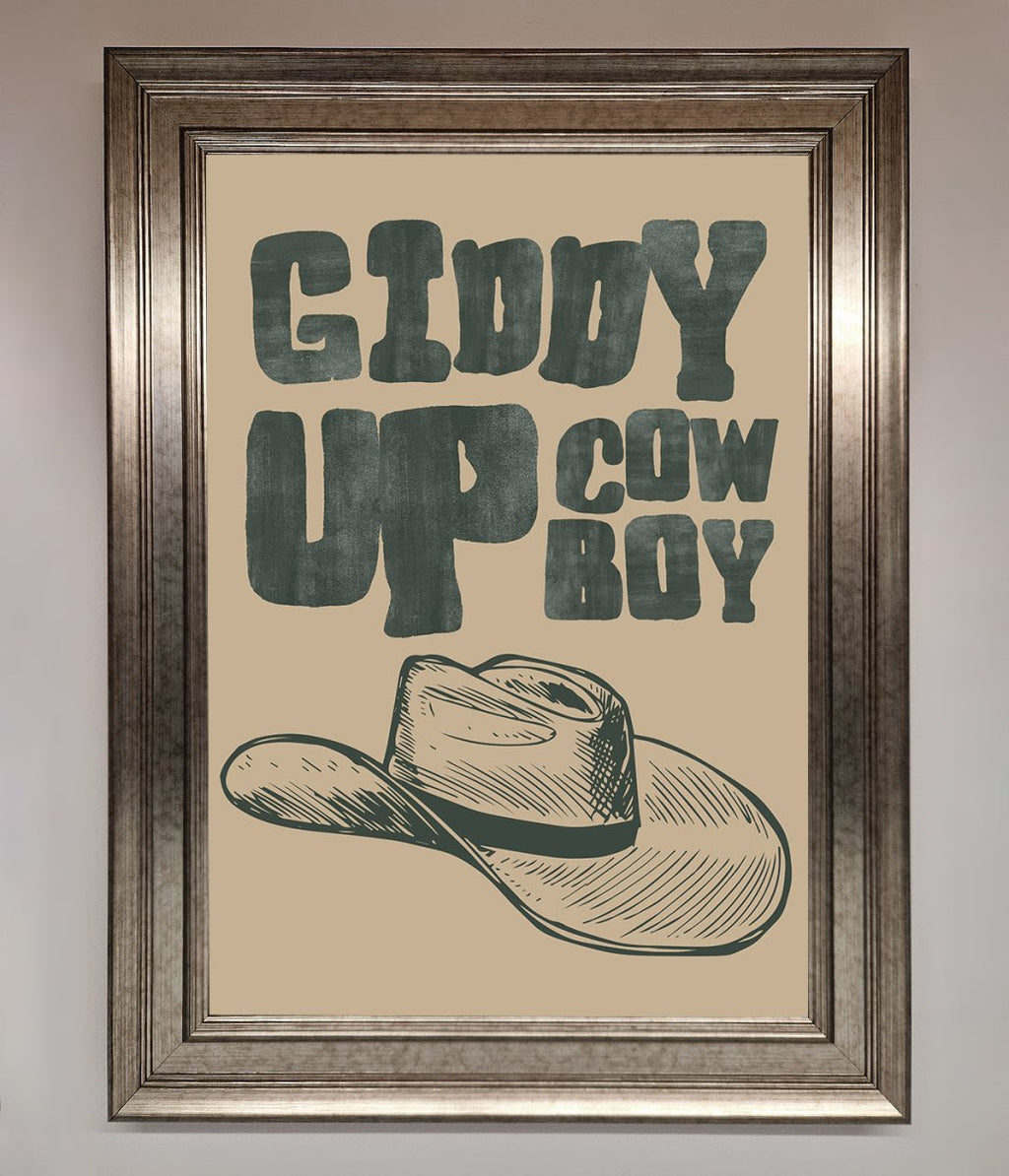 Giddy Up Framed Poster