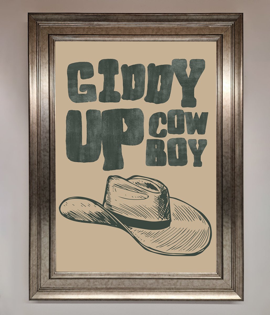 Giddy Up Framed Poster