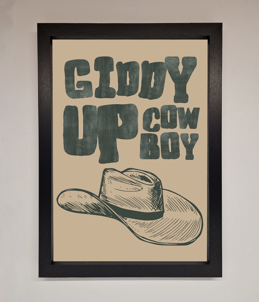 Giddy Up Framed Poster