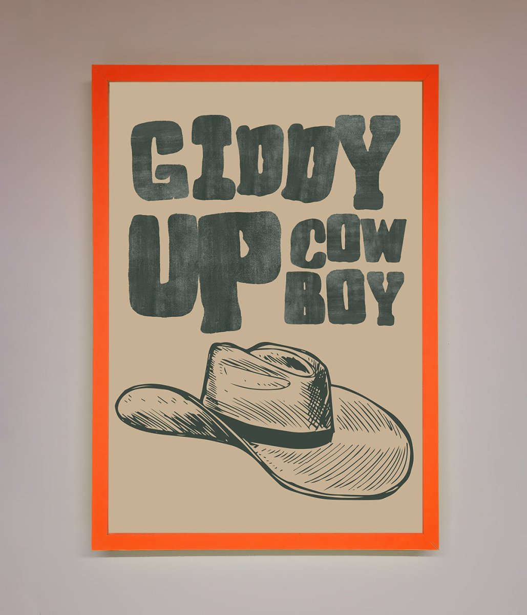 Giddy Up Framed Poster