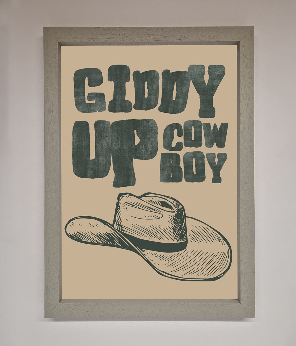 Giddy Up Framed Poster