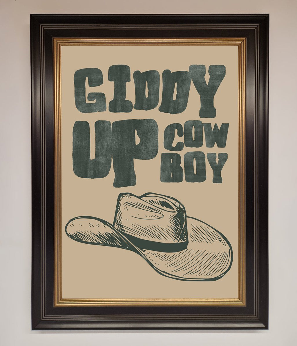 Giddy Up Framed Poster