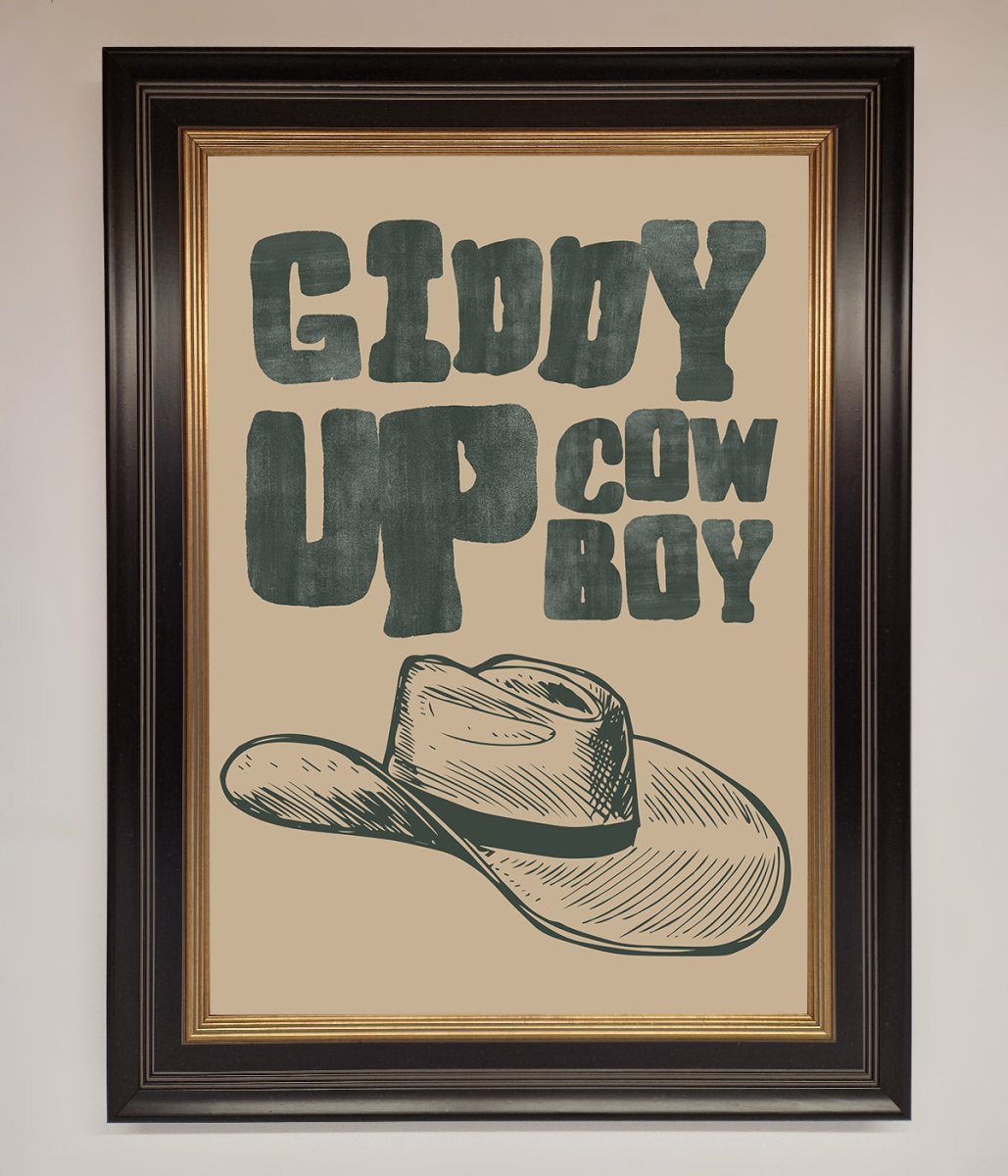 Giddy Up Framed Poster