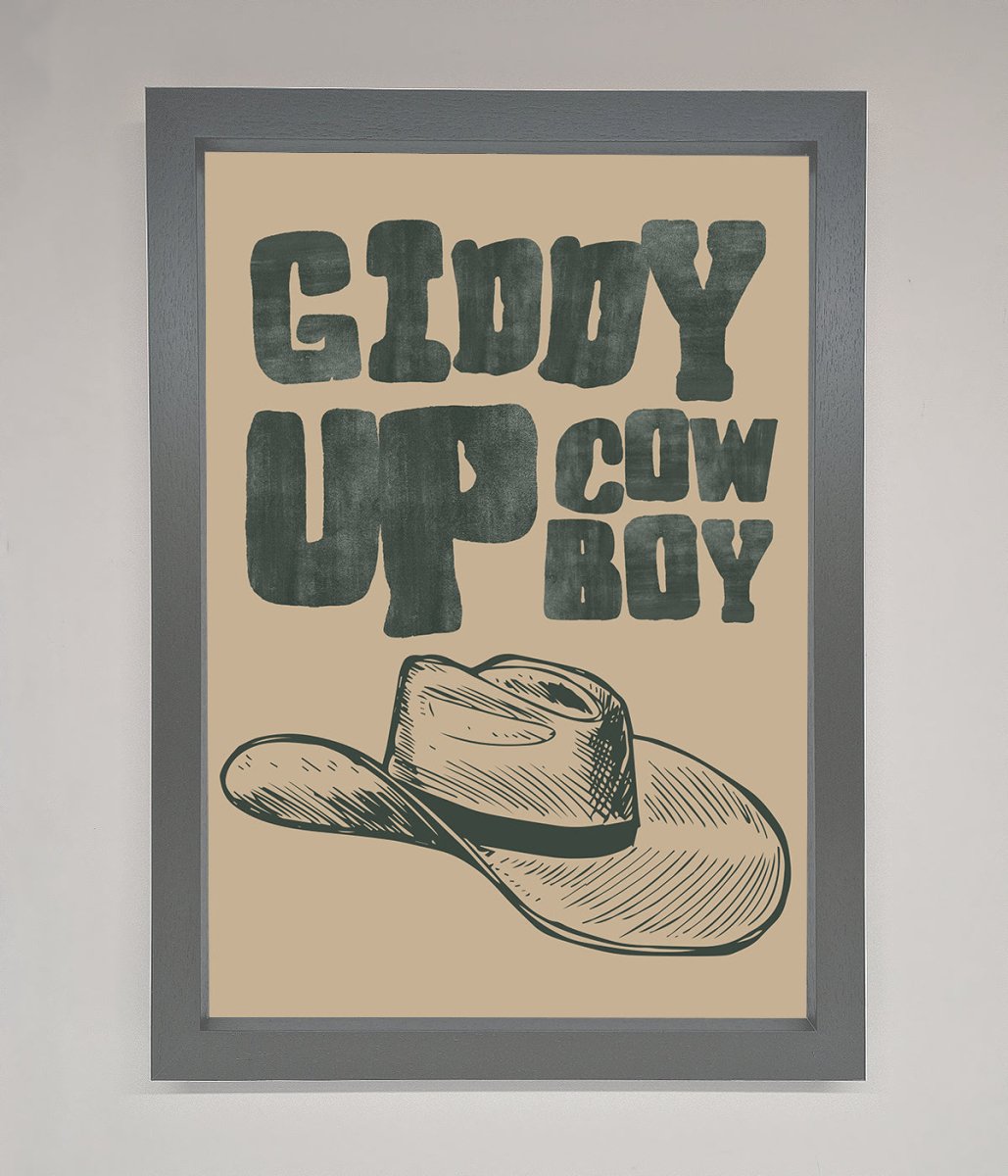 Giddy Up Framed Poster