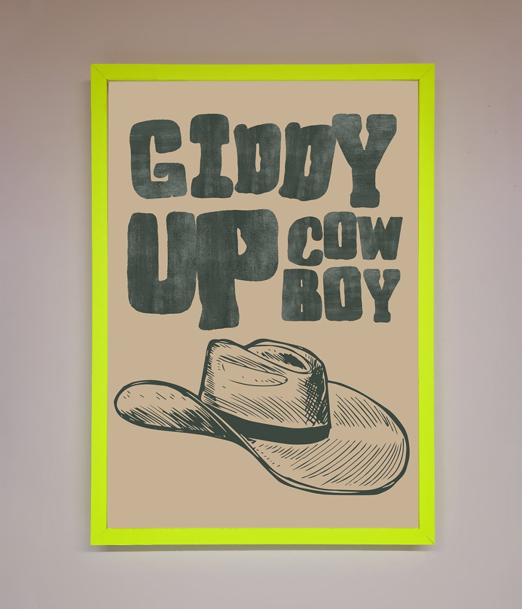 Giddy Up Framed Poster