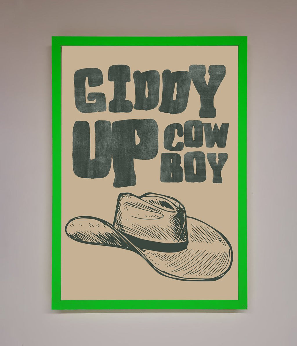 Giddy Up Framed Poster