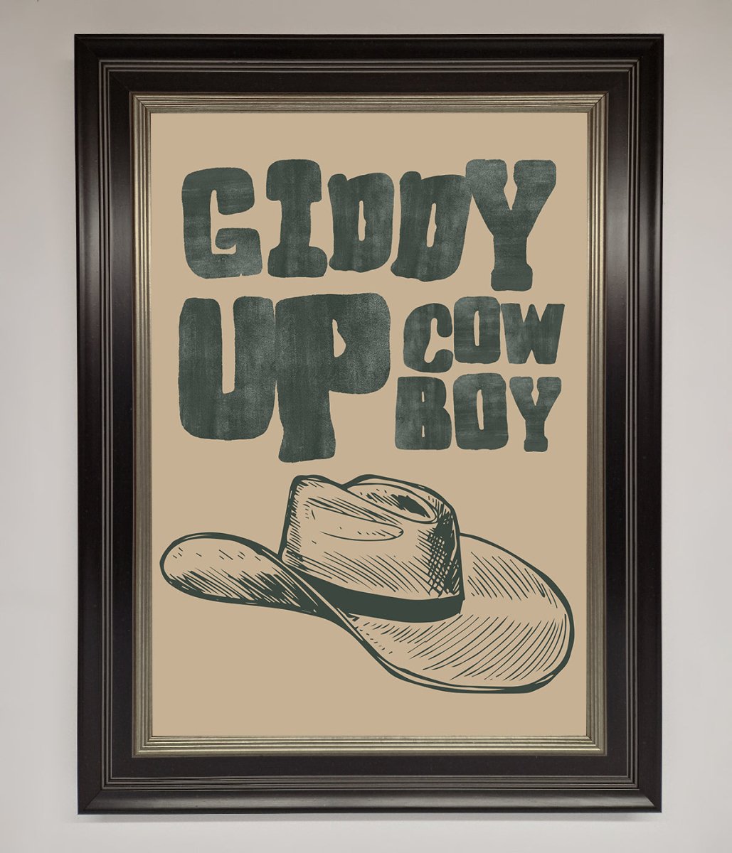 Giddy Up Framed Poster
