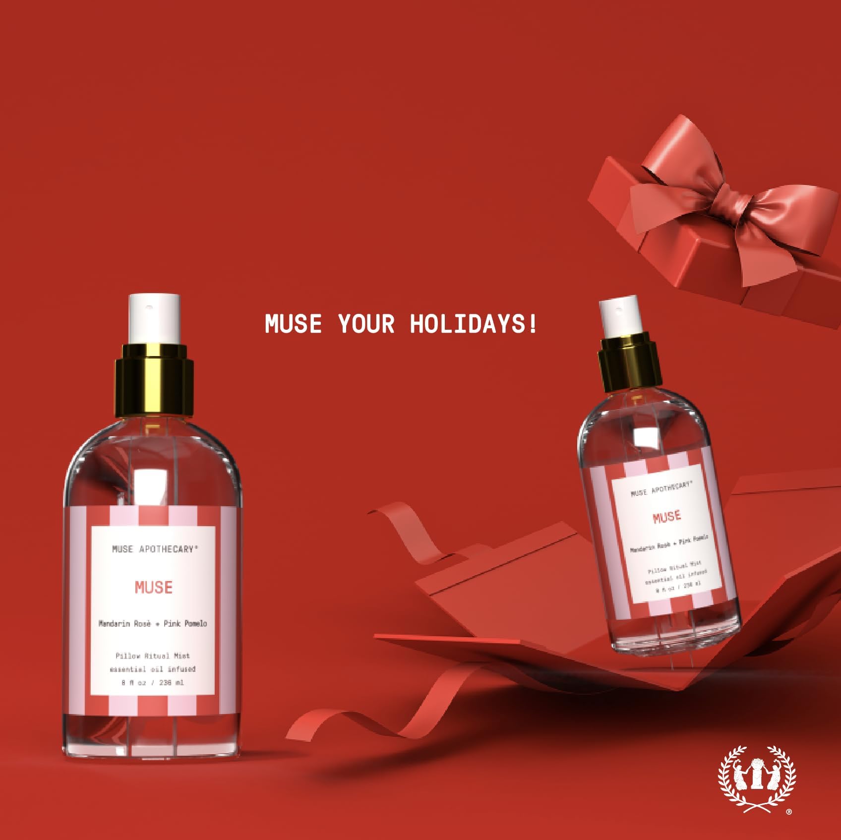 Pillow Ritual Aromatic Mist Mandarin Rose and Pink Pomelo 8 oz