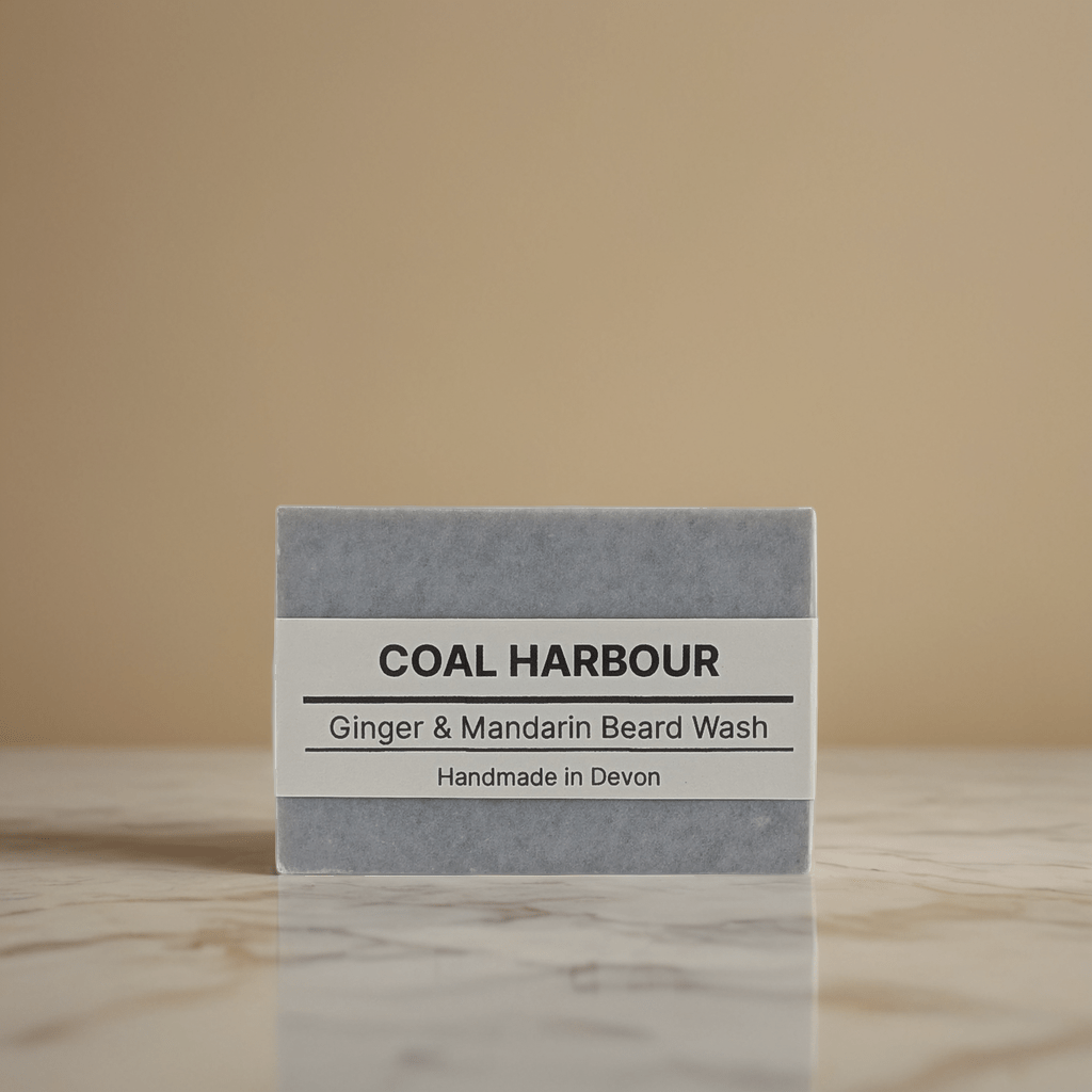Ginger Mandarin and Dead Sea Mud Beard Wash Bar 100g