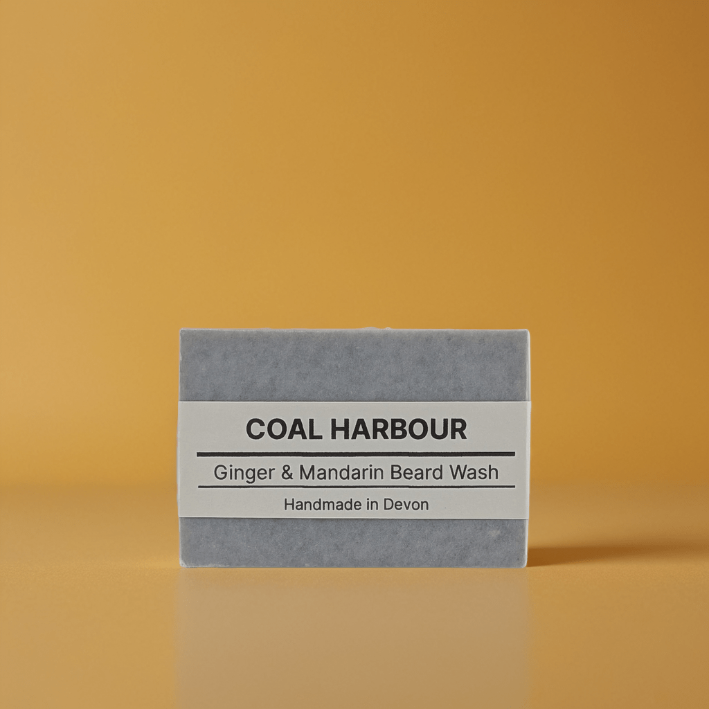 Ginger Mandarin and Dead Sea Mud Beard Wash Bar 100g