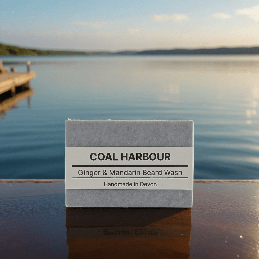 Ginger Mandarin and Dead Sea Mud Beard Wash Bar 100g