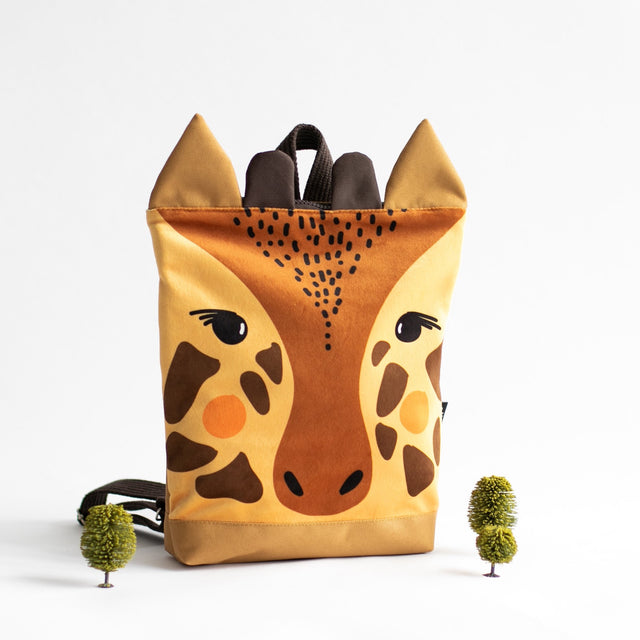 Cool Giraffe Kids Backpack – Perfect for Outdoor Adventures by Muni at www.brixbailey.com