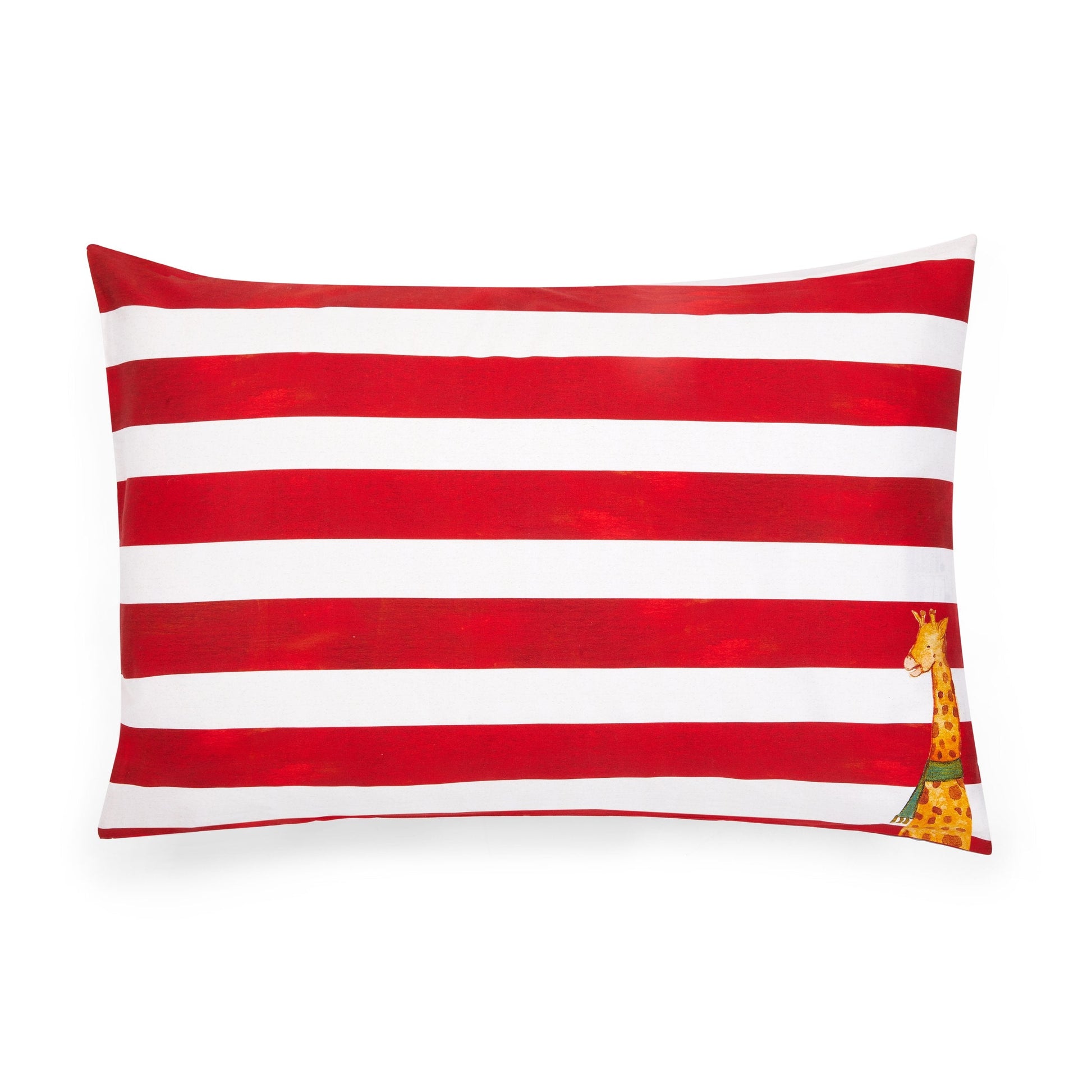 Giraffe in Scarf Reversible Pillowcase