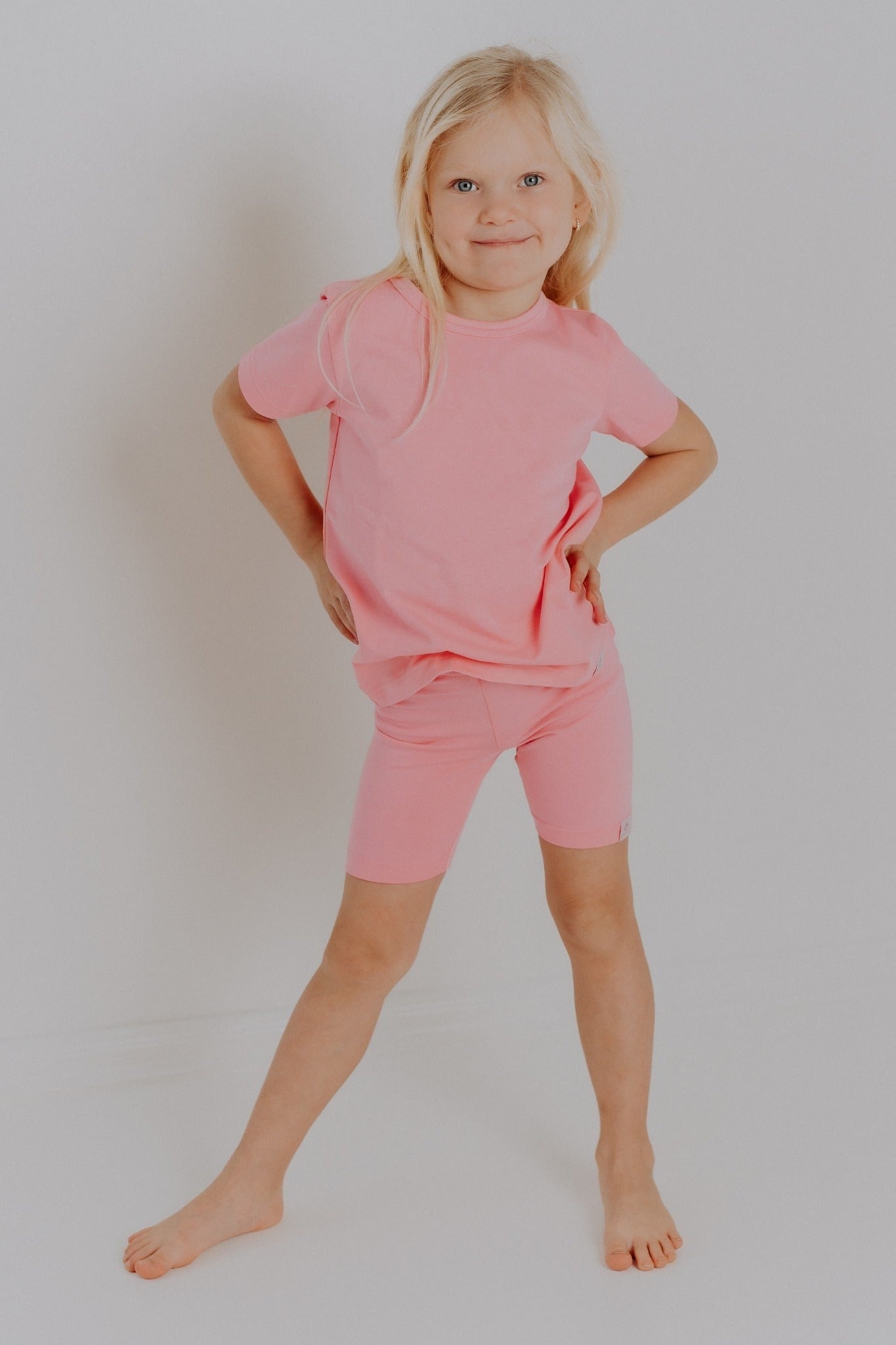 Girls Biker Shorts Styled Leggings EMMA - Versatile & Comfortable for All Seasons by Breden at www.brixbailey.com