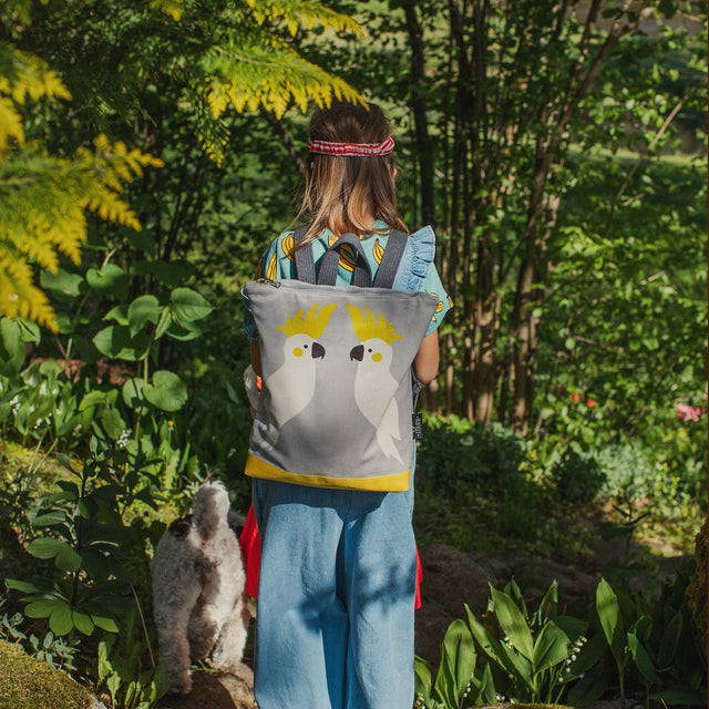 Lightweight COCKATOO Backpack for Kids – Stylish & Durable by Muni at www.brixbailey.com