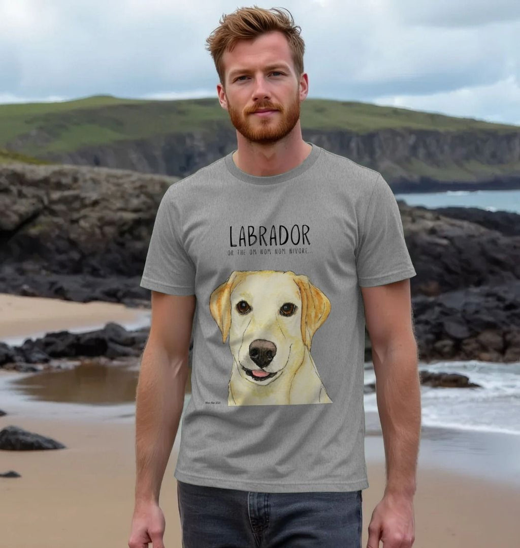 Yellow Labrador Snack Goals Men's Tee