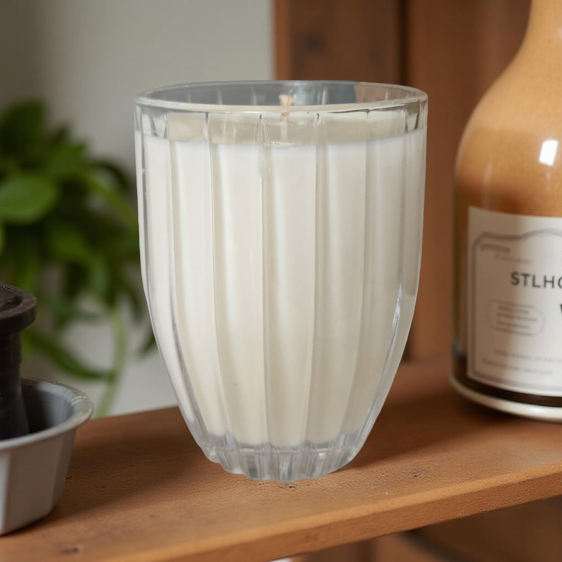 Glass Candle with Sandalwood and Bergamot