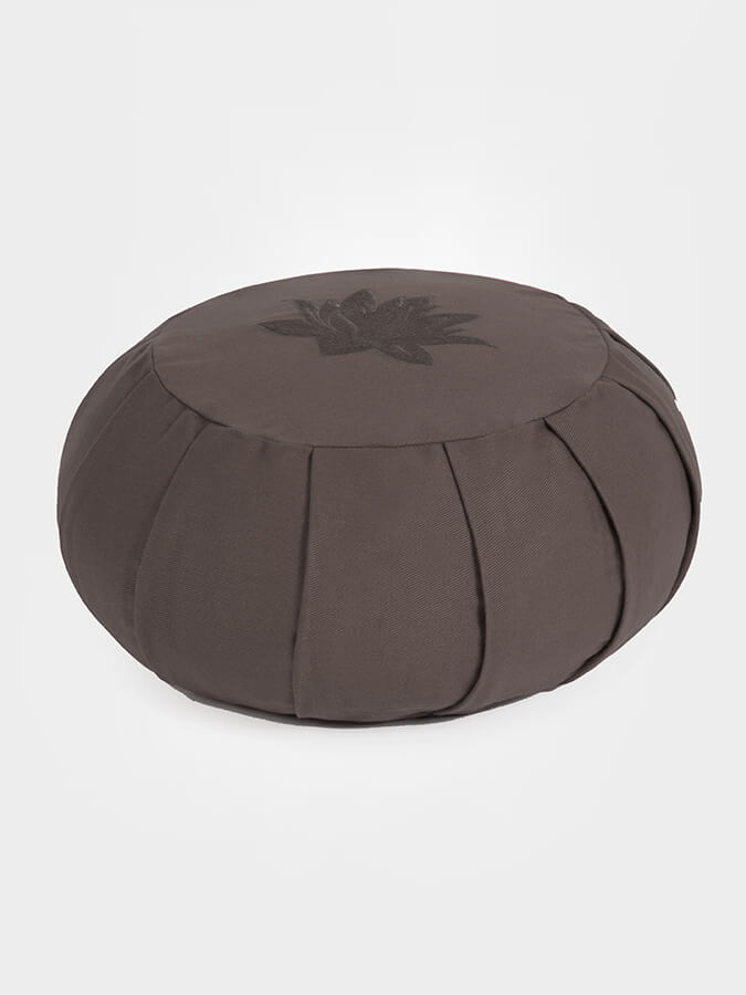 Organic Cotton Round Lotus Zafu Buckwheat Meditation Cushion