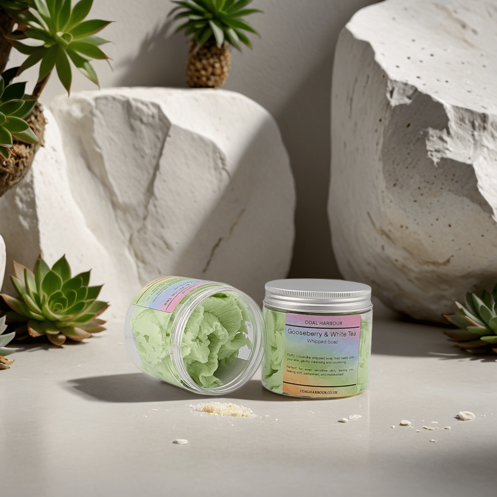 Gooseberry and White Tea Whipped Soap