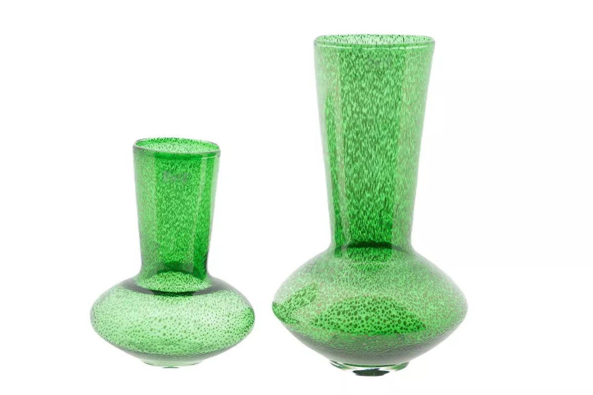 Green Bubbles Tall Vase for Long Flowers