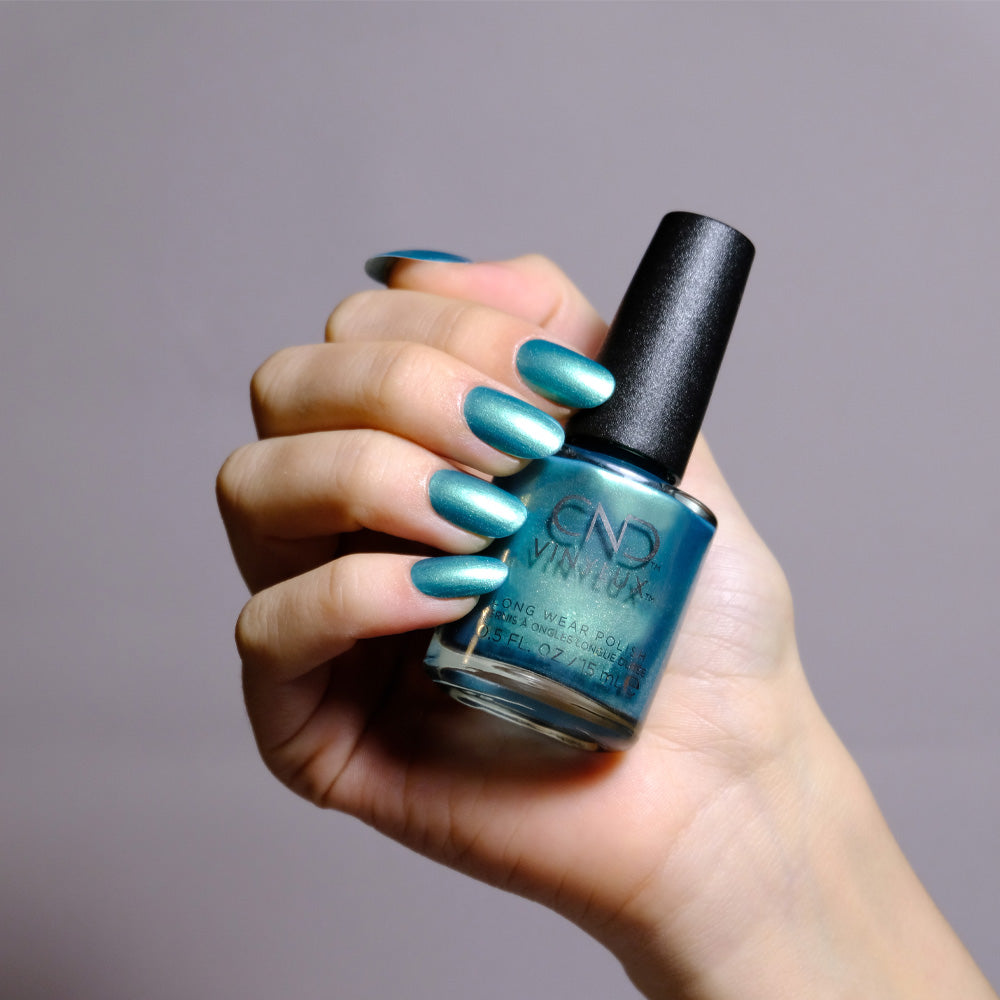 Clash Out Nail Polish in Green Teal 15ml
