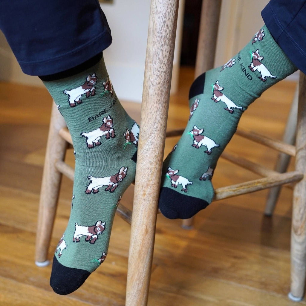 Save the Goats Bamboo Socks