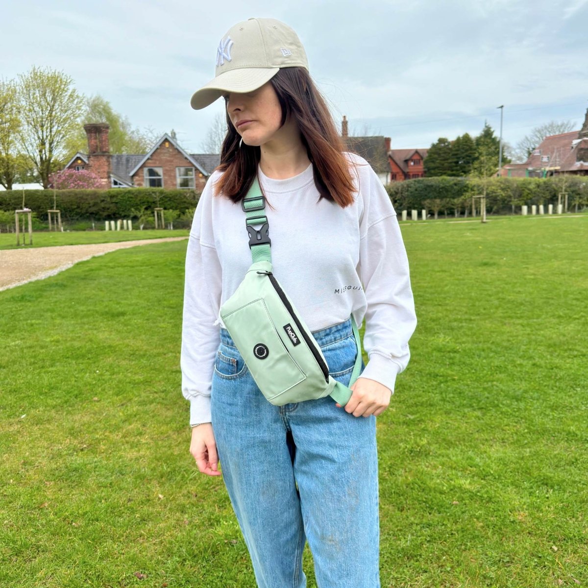 Sage Green Dog Walking Bum Bag