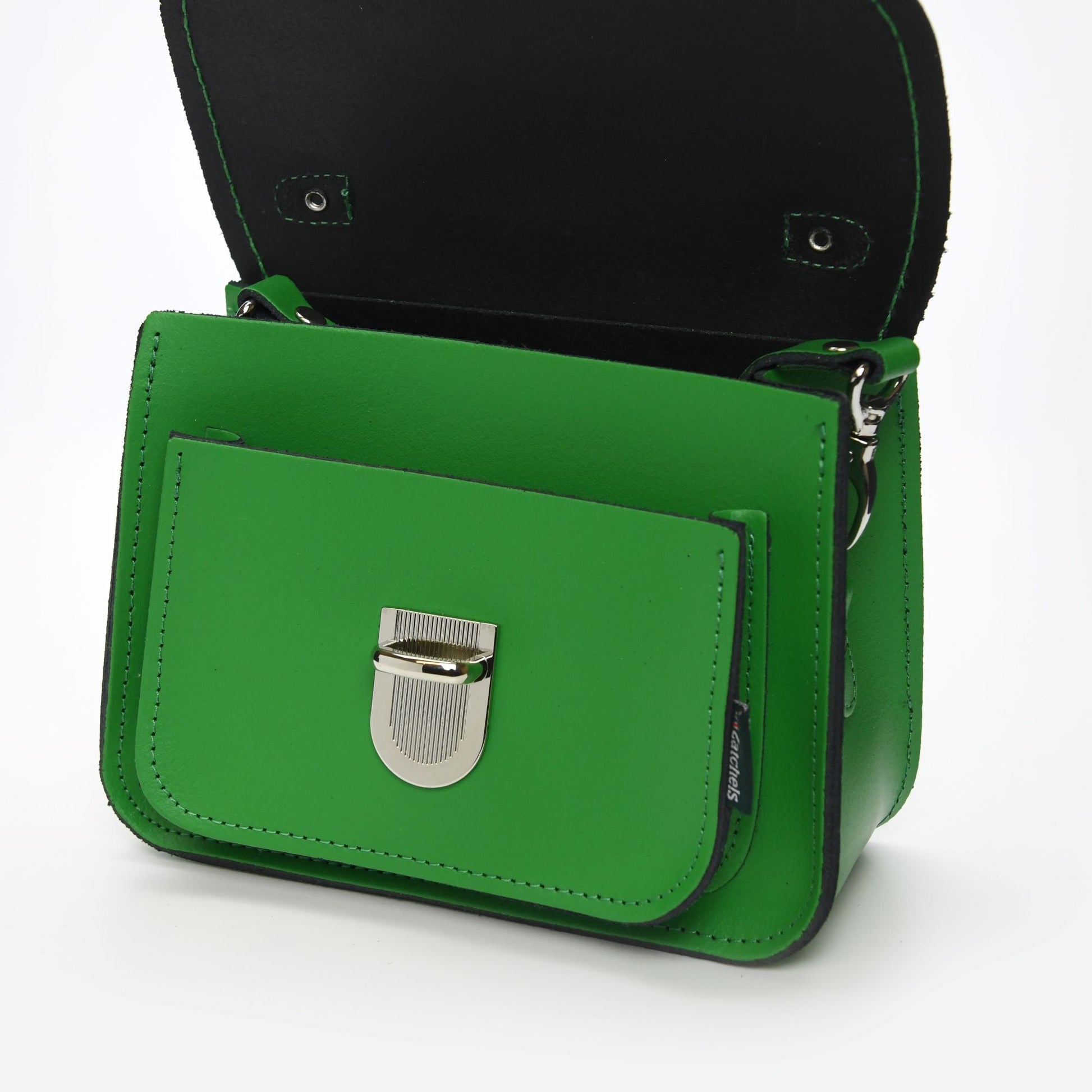 Luna Handmade Leather Bag in Green