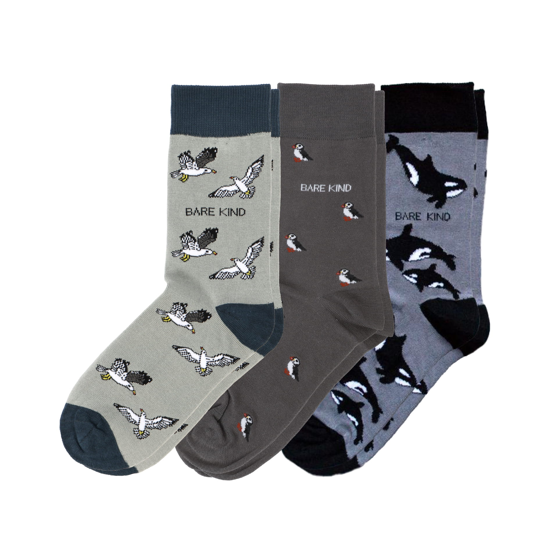 Grey Lover 3 Bamboo Sock Set