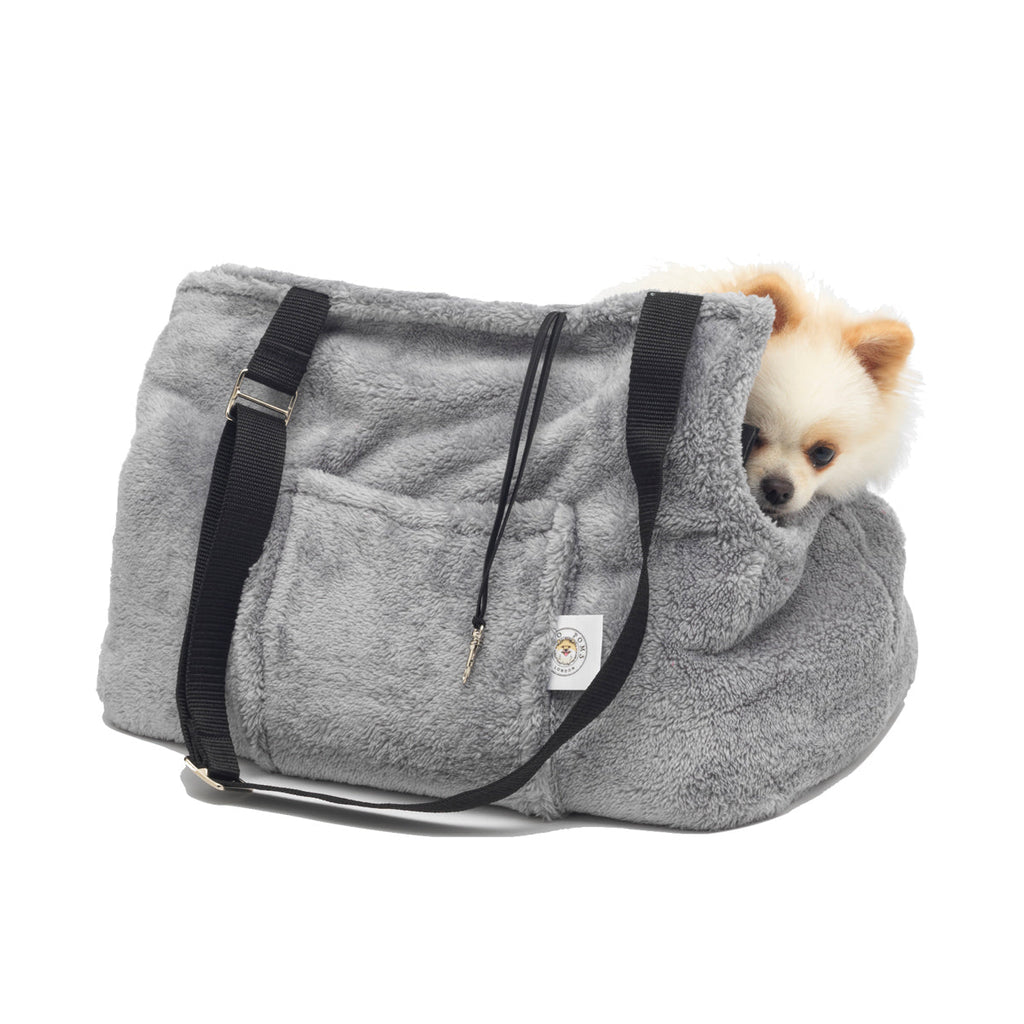 Grey Teddy Bear Dog Carrier