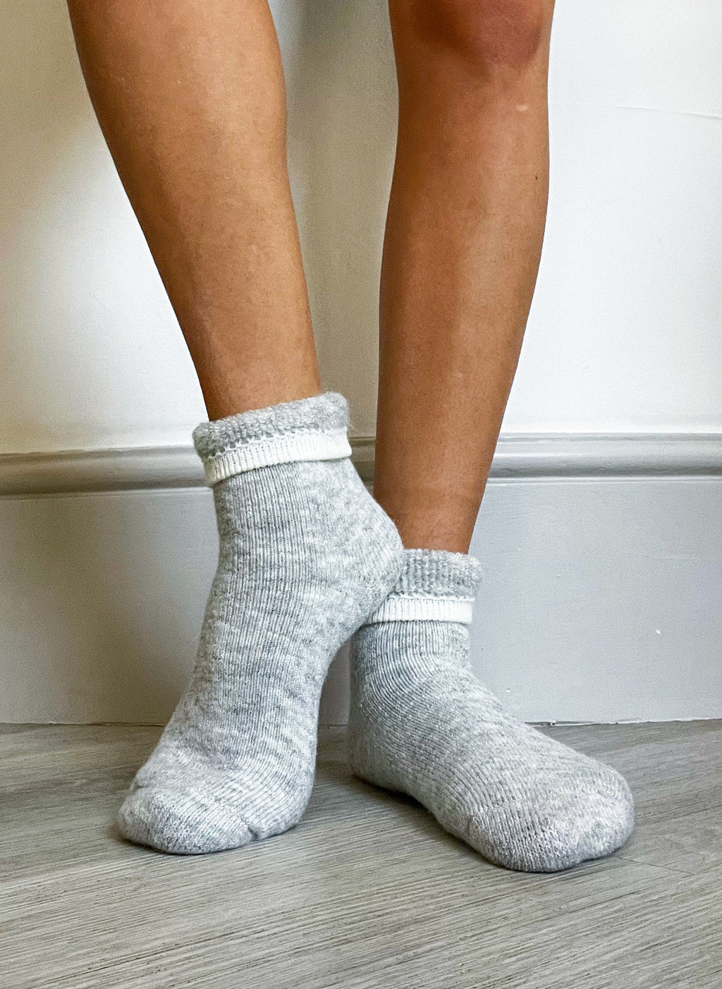Really Cosy Socks in Grey Marl
