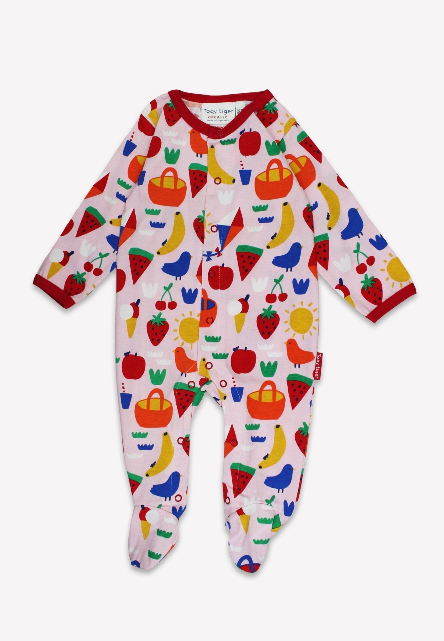 Organic Picnic Print Baby Gift Set