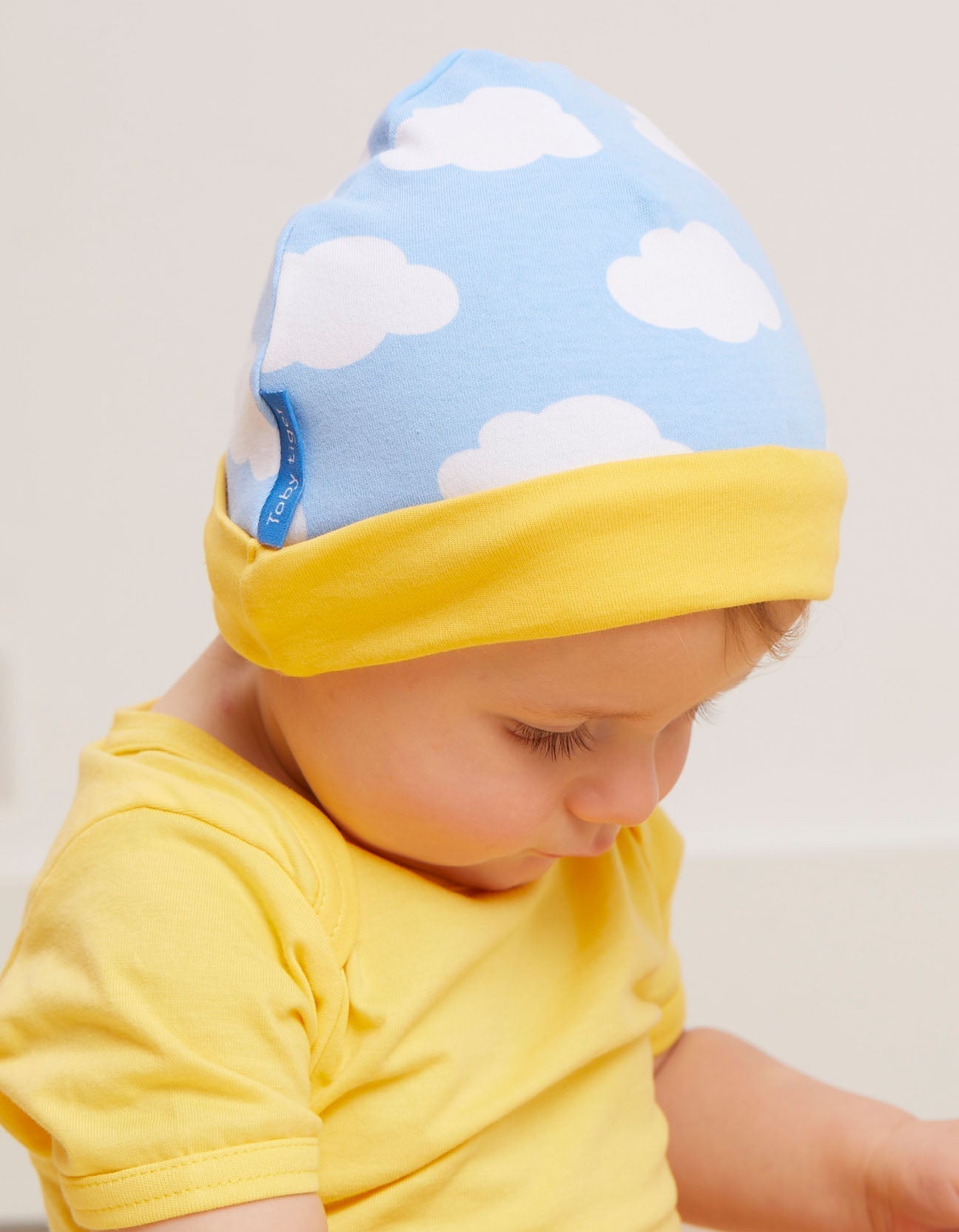 Organic Sun Cloud Print Baby Gift Set