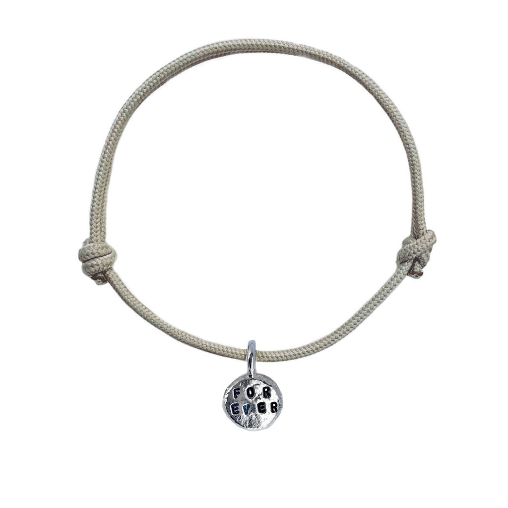 Love Rope Bracelet Handstamped