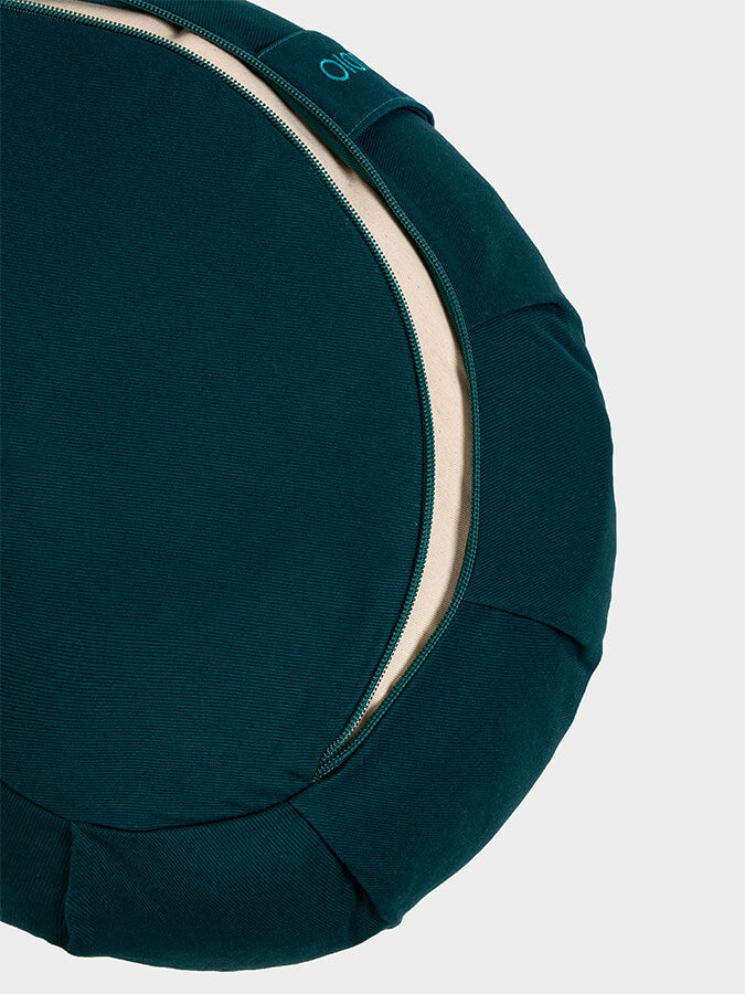 Organic Buckwheat Zafu Crescent Meditation Cushion