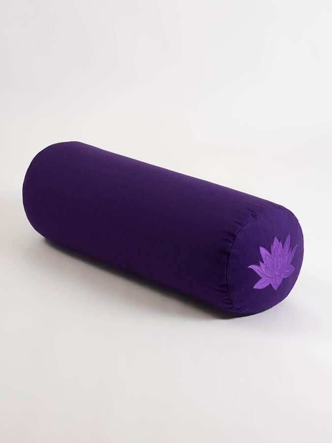 Organic Cotton Buckwheat Lotus Meditation Bolster Cushion
