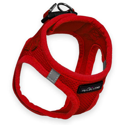 Step In Air Mesh Harness for Puppies and Small Dogs Red