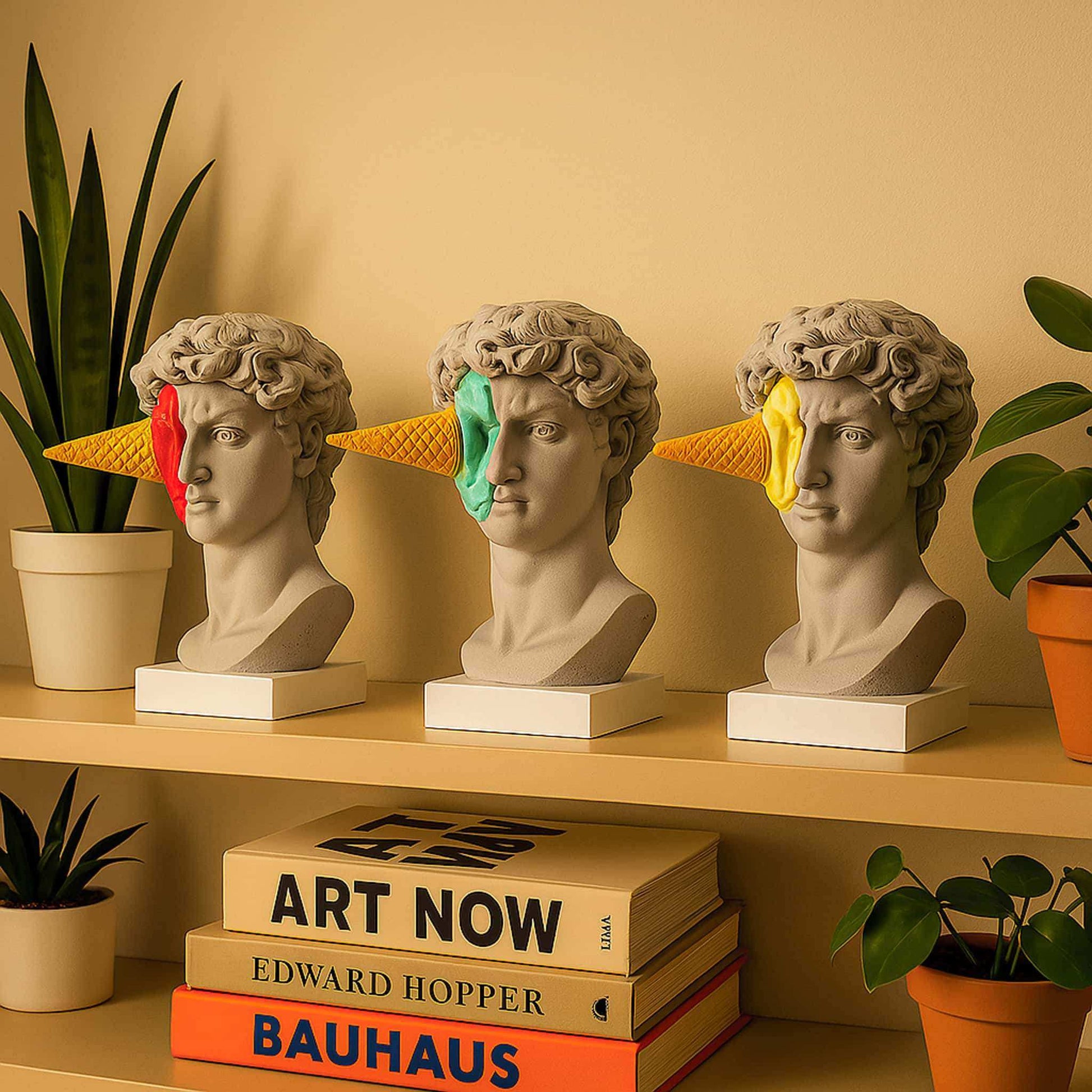 Ice Cream David Sculpture