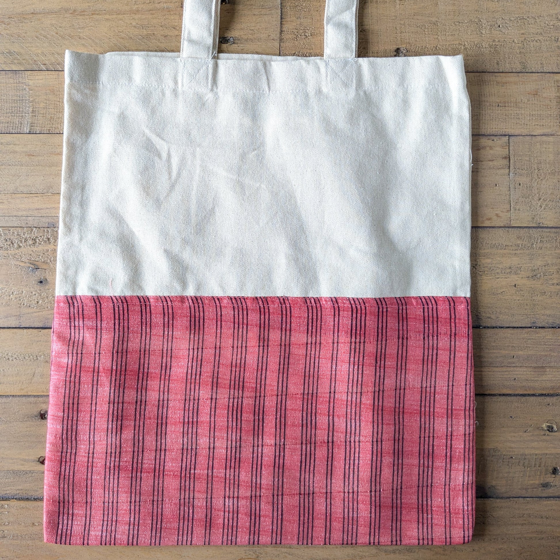 Upcycled Sari Cotton Tote Bag Handmade in India
