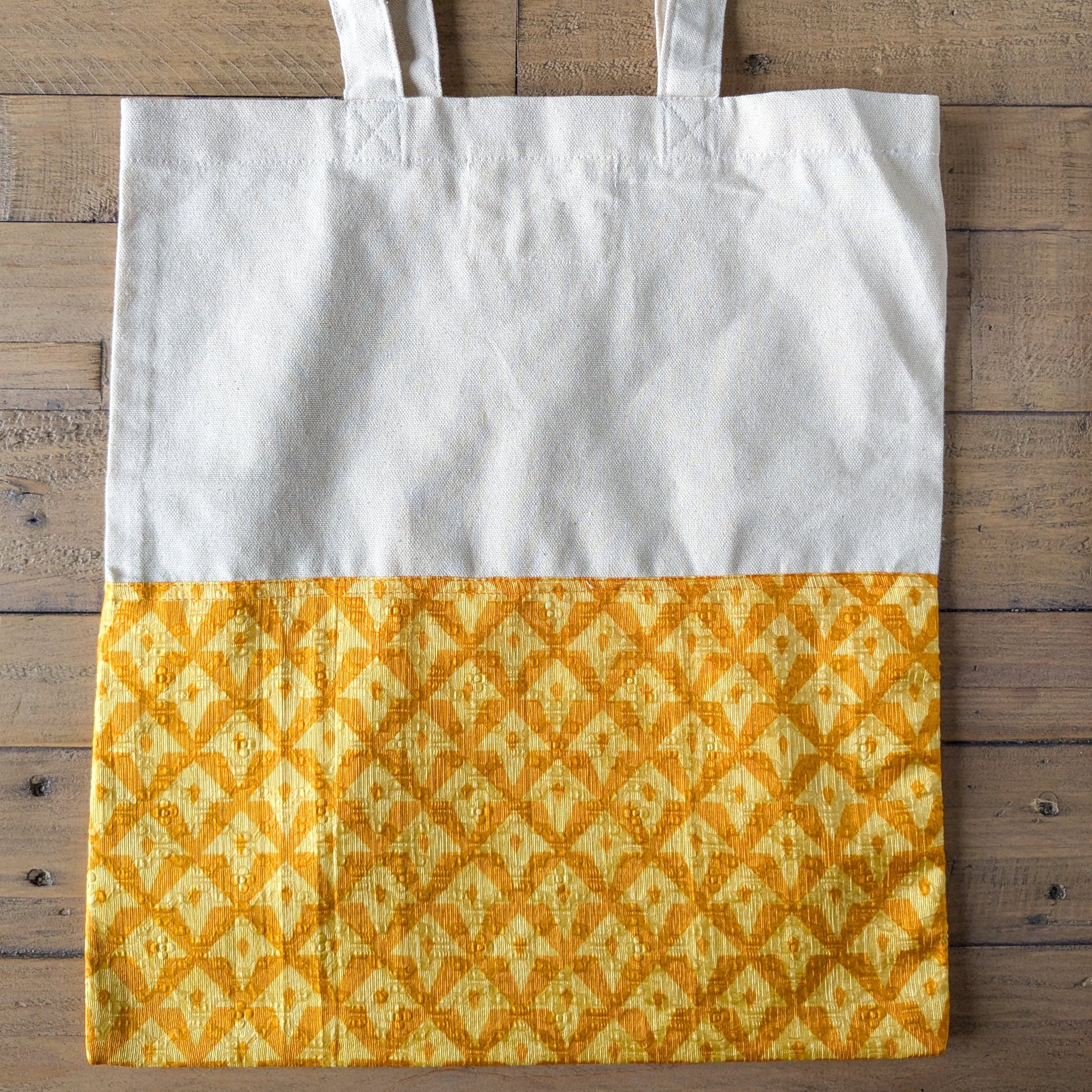 Upcycled Sari Cotton Tote Bag Handmade in India