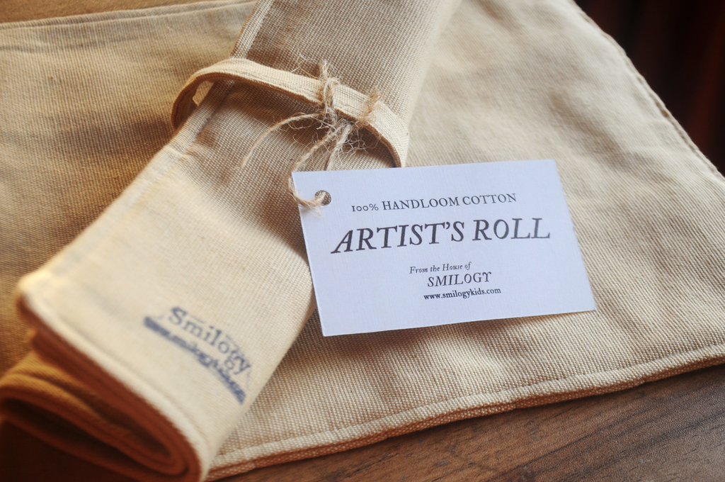 Handloom Cotton Artist Roll in Milk Tea