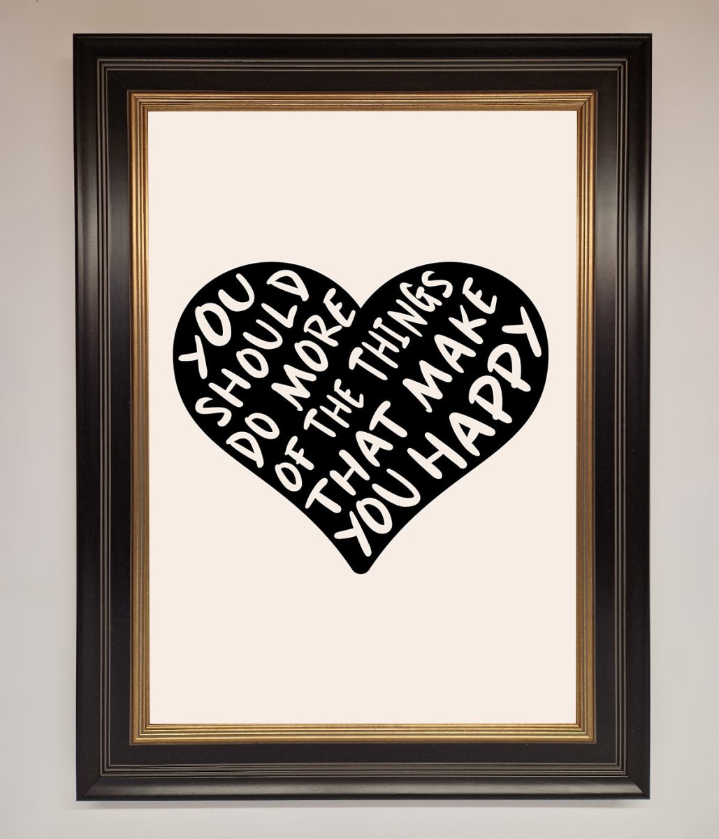 Happy Heart Framed Print