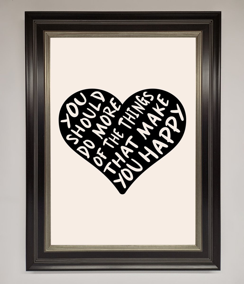 Happy Heart Framed Print