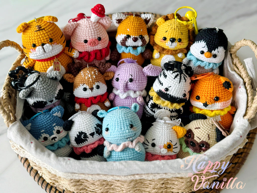 Zoo Friend Amigurumi Crochet Animals Set
