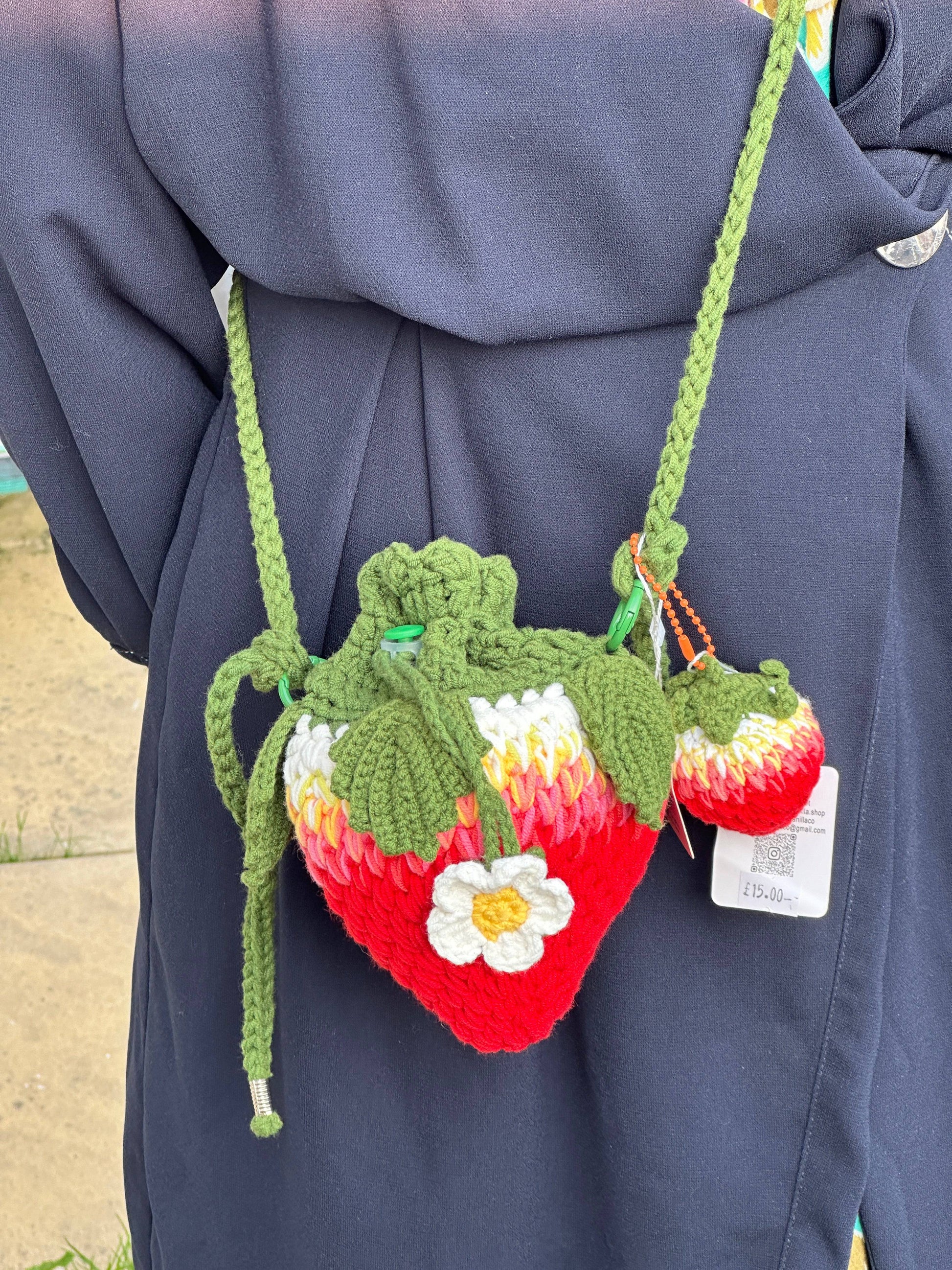 Strawberry Bag and Bag Charm Wimbledon Limited Edition