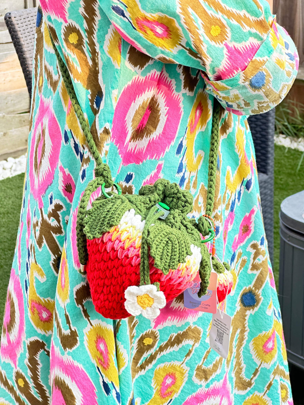 Strawberry Bag and Bag Charm Wimbledon Limited Edition